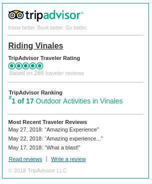 TripAdvisor Riding Viñales